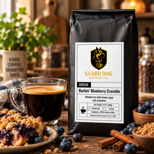 Barkin' Blueberry Crumble